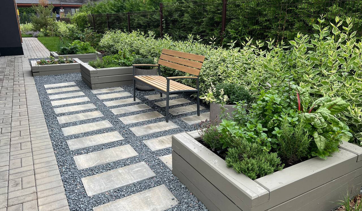 Novorizhsky Residence Garden — completed landscape